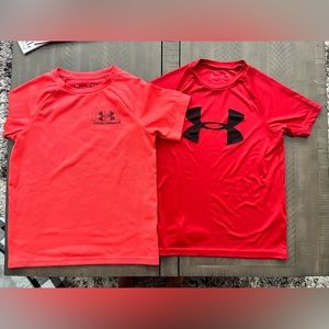 Boys underarmour shirts size medium